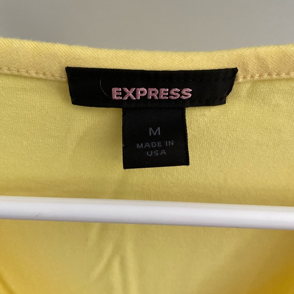 Vintage Y2K ☀️ Yellow Express Tank - Picture 3 of 3